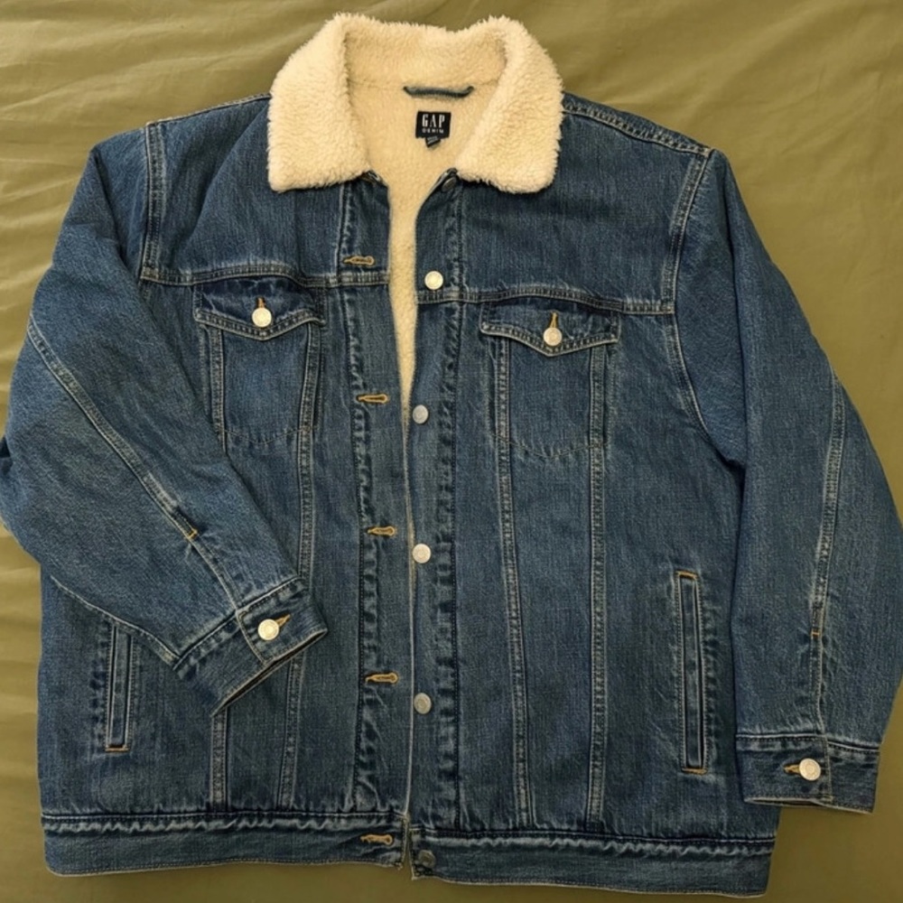 Gap Sherpa Denim Trucker Jacket